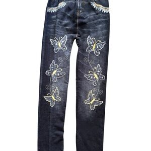 NWOT! Women’s Butterfly Print Jegging